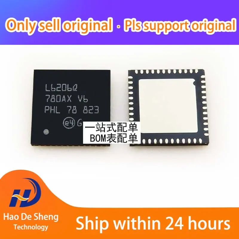 10PCS/LOT L6206QTR L6206Q QFN48  New Original In Stock