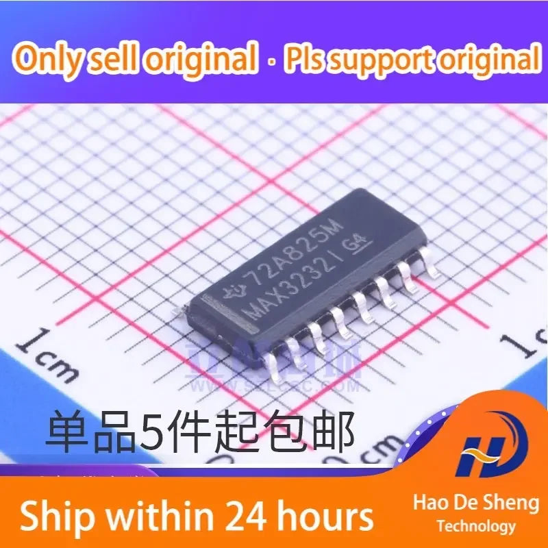10PCS/LOT MAX3232IDR MAX3232I MAX3232 SOP-16 New Original In Stock