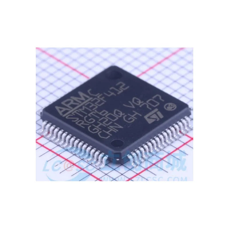 10PCS/LOT STM32F412RGT6 LQFP-64  New Original In Stock