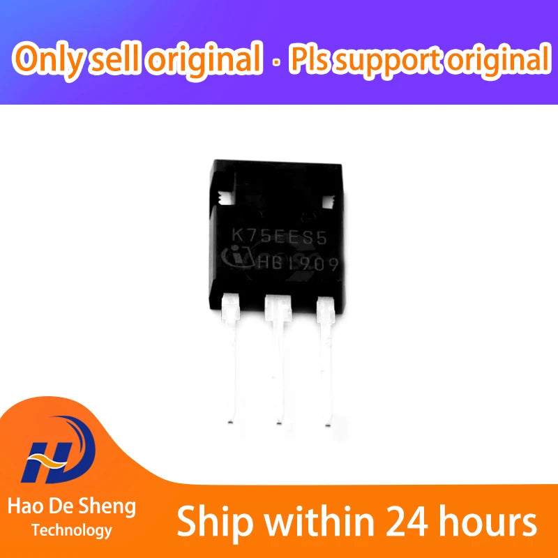10PCS/LOT IKW75N65ES5 LogoK75EES5 TO-247 New Original In Stock