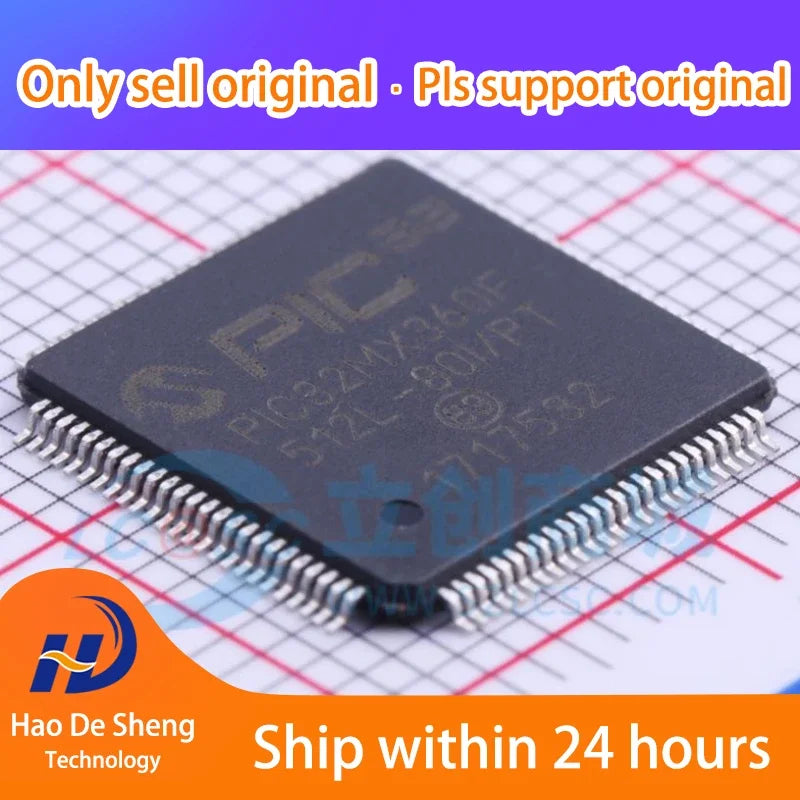 1 шт./лот PIC32MX360F512L-80I/PT PIC32MX360F512L TQFP100 новый оригинальный в наличии, поставки электронных компонентов 
