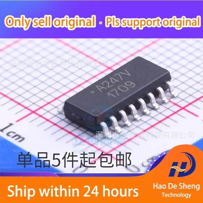 10PCS/LOT ACPL-247-560E SOIC-16  A247V New Original In Stock