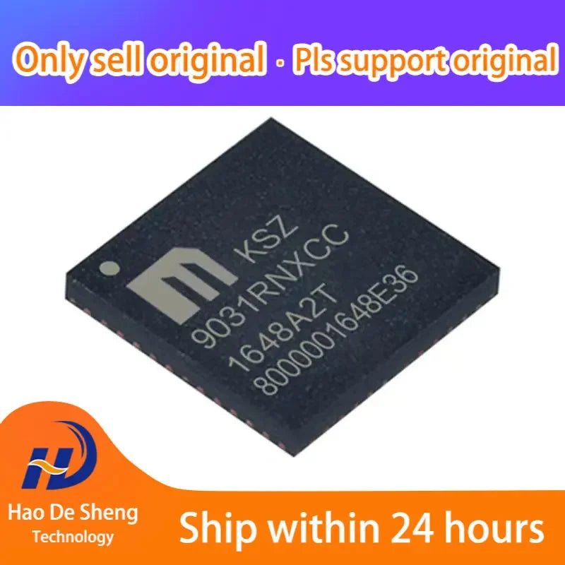 10PCS/LOT KSZ9031RNXCC-TR KSZ9031RNXCC  QFN48  New Original In Stock, electronic components supplies
