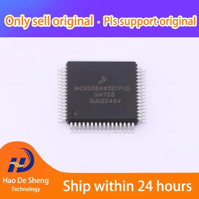 10PCS/LOT MC9S08AW32CFUE  QFP-64 New original in stock