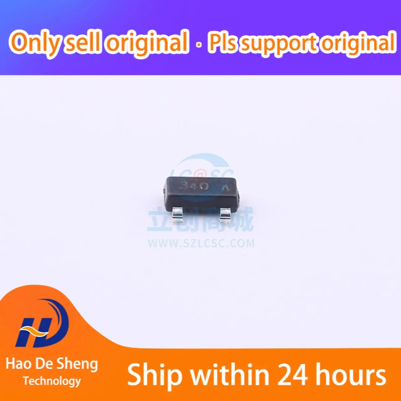 10PCS/LOT  FDN340P SOT-23 New Original In Stock