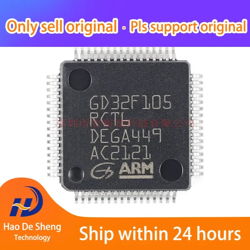 10PCS/LOT GD32F105RCT6 LQFP-64  New Original In Stock