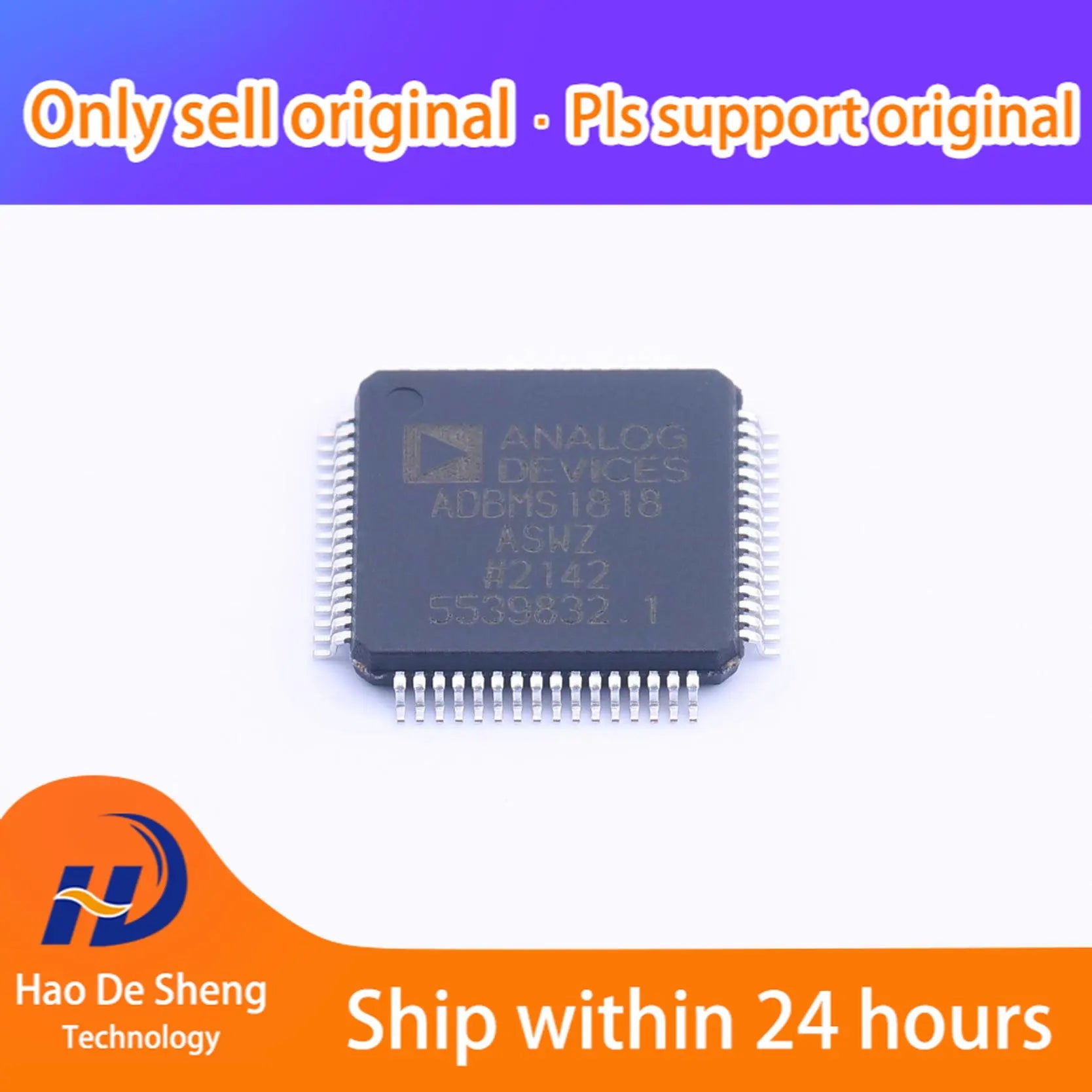 1 шт ADBMS1818ASWZ-RL ADBMS1818ASWZ LQFP64 новый оригинальный в наличии 