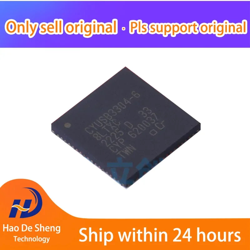 10PCS/LOT CYUSB3304-68LTXC QFN-68 LogoCYUSB3304-6  QFN68  New Original In Stock