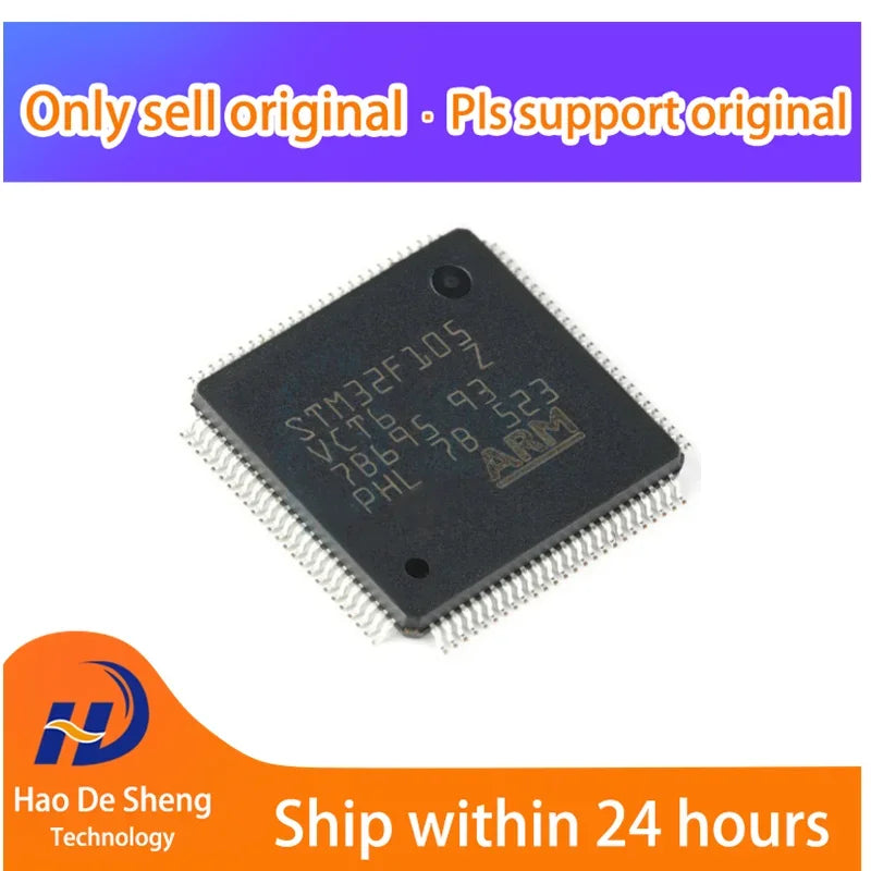 10PCS/LOT STM32F105VCT6 LQFP100 New Original In Stock