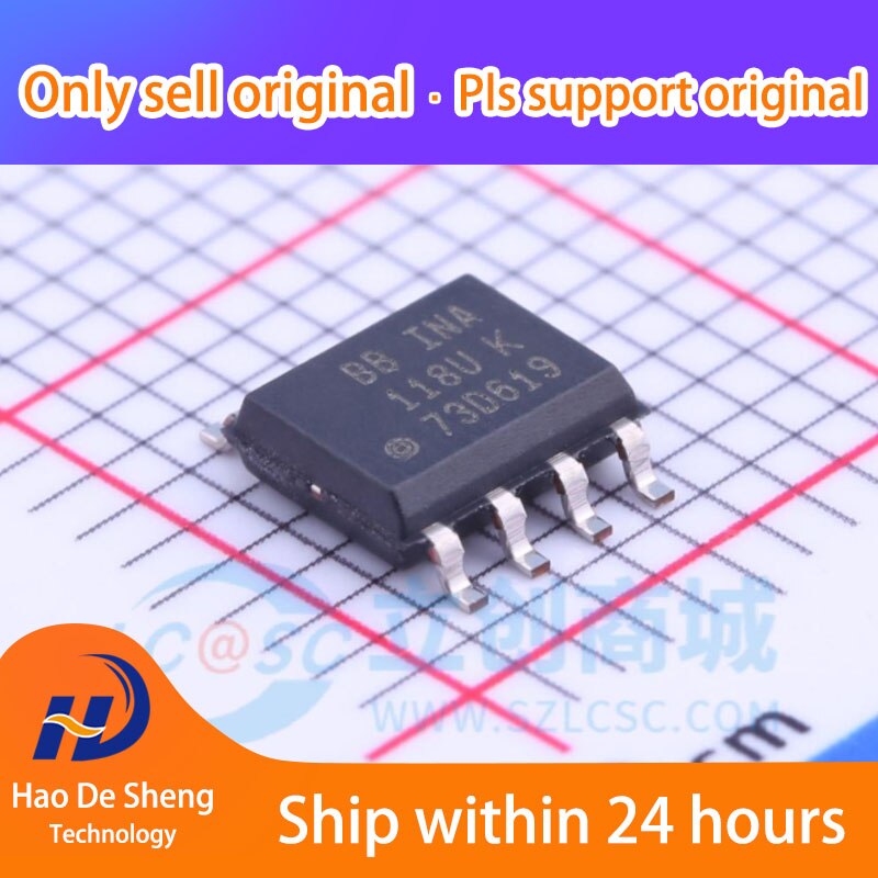 10PCS/LOT INA118U INA118UA INA118UK SOP-8 New Original in Stock