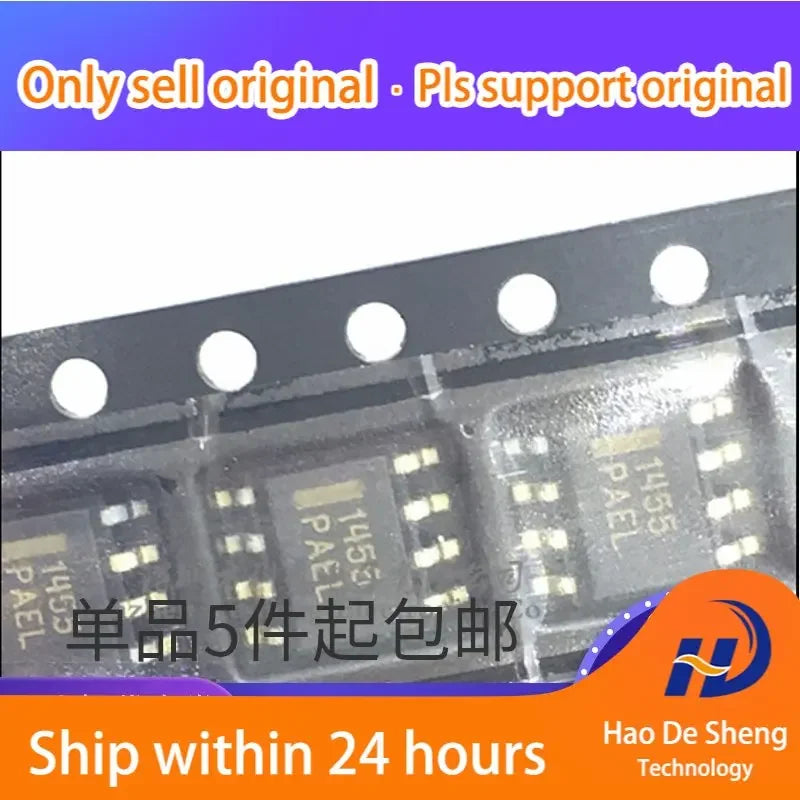 10PCS/LOT MC1455DR2G  MC1455DR  Logo 1455 SOP8 New Original In Stock
