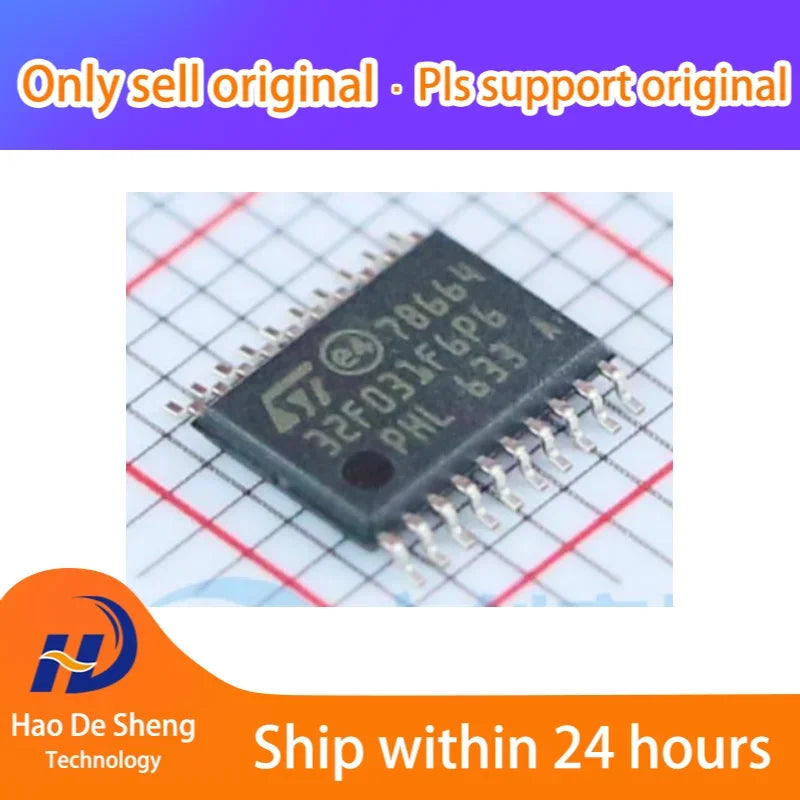 10 шт./лот STM32F031F6P6TR STM32F031F6P6 TSSOP20 новый оригинальный в наличии 