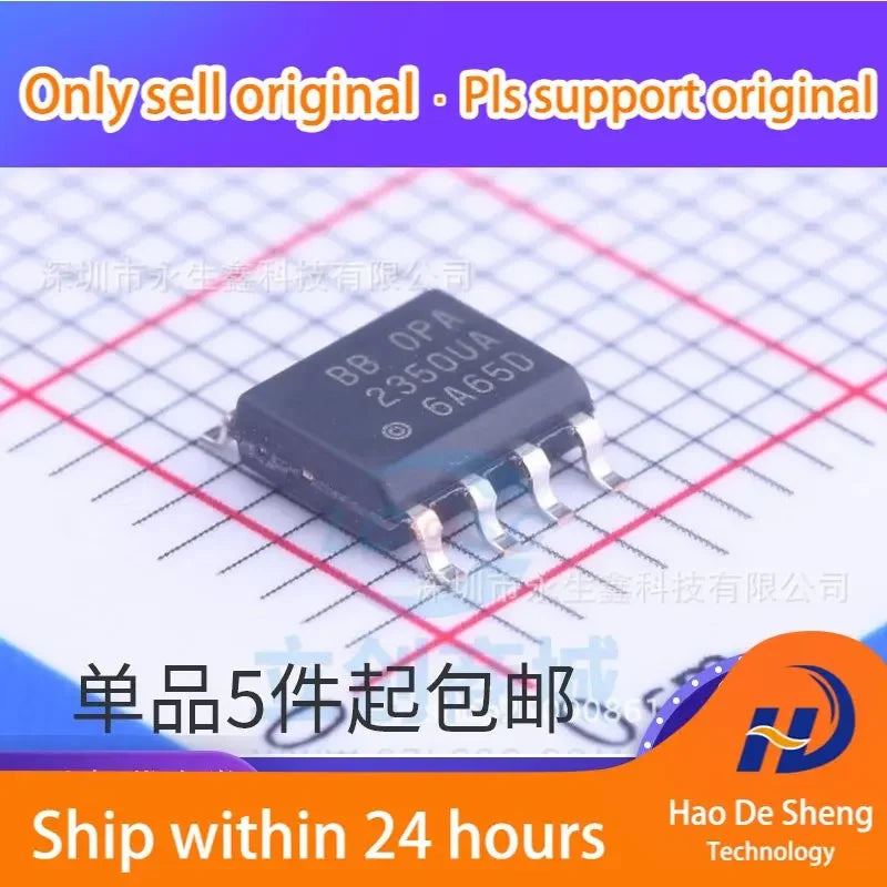 10PCS/LOT OPA2350UA OPA2350UA/2K5 OPA2350 SOP-8   IC New Original In Stock