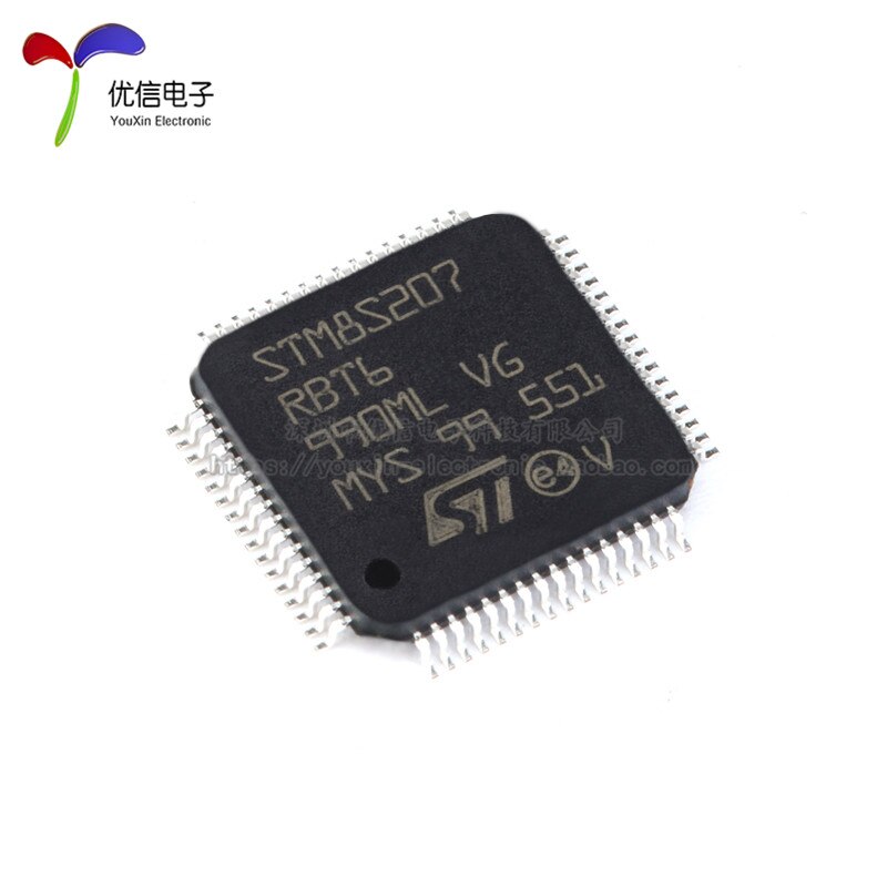 10PCS/LOT STM8S207RBT6 STM8S207 RBT6 LQFP-64 New Original In Stock, electronic components supplies