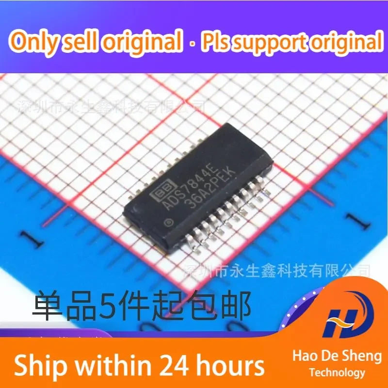 10PCS/LOT ADS7844E/2K5G4 ADS7844E SSOP-20 Converter IC New Original In Stock