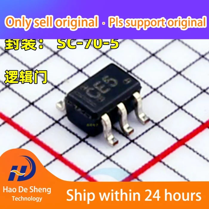 10PCS/LOT SN74LVC1G08DCKR LogoCE5 SC70-5 New Original In Stock