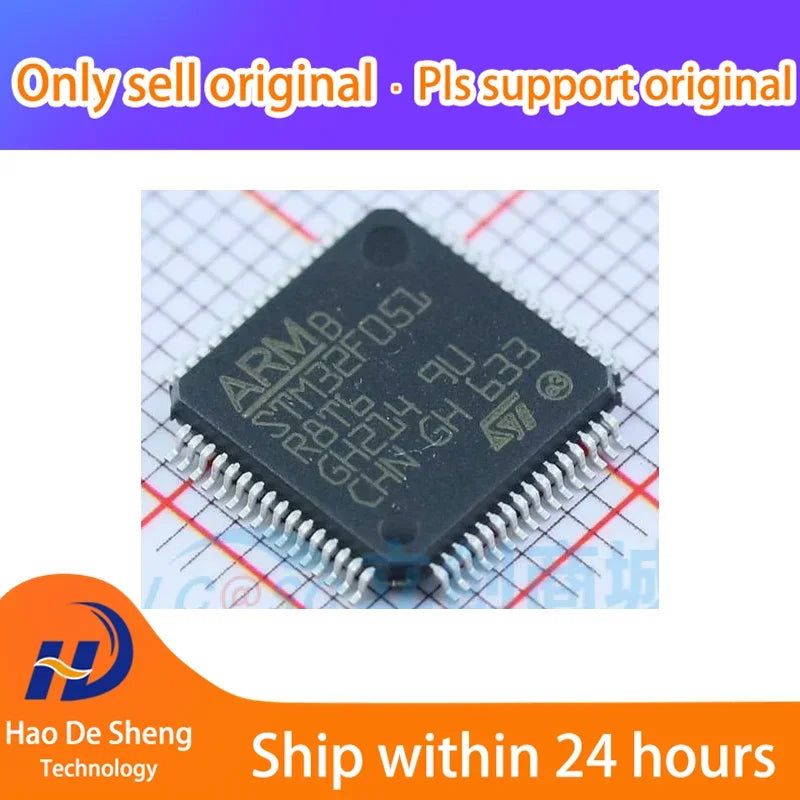 10PCS/LOT STM32F051R8T6 LQFP-64 New Original In Stock