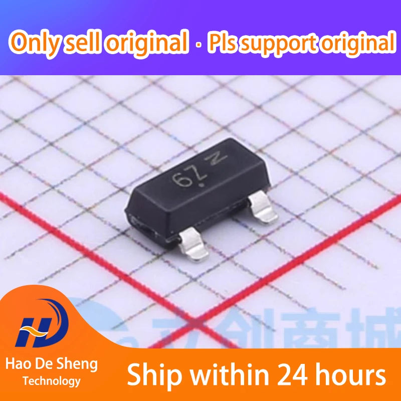 10PCS/LOT MMBF170LT1G SOT-23 New original in stock
