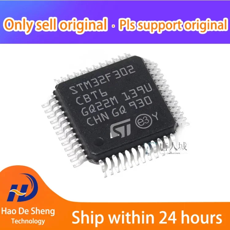 10PCS/LOT STM32F302CBT6  STM32F302 LQFP-48  New Original In Stock