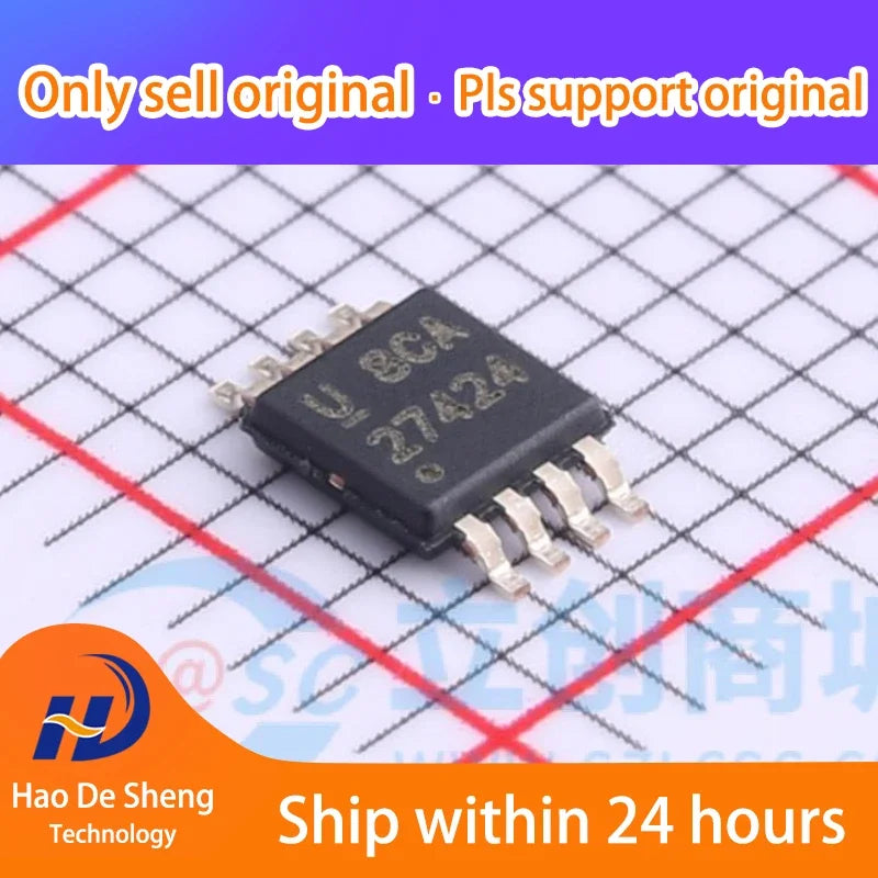 10 шт./лот UCC27424DGNR HVSSOP8 Logo27424 новый оригинальный в наличии 