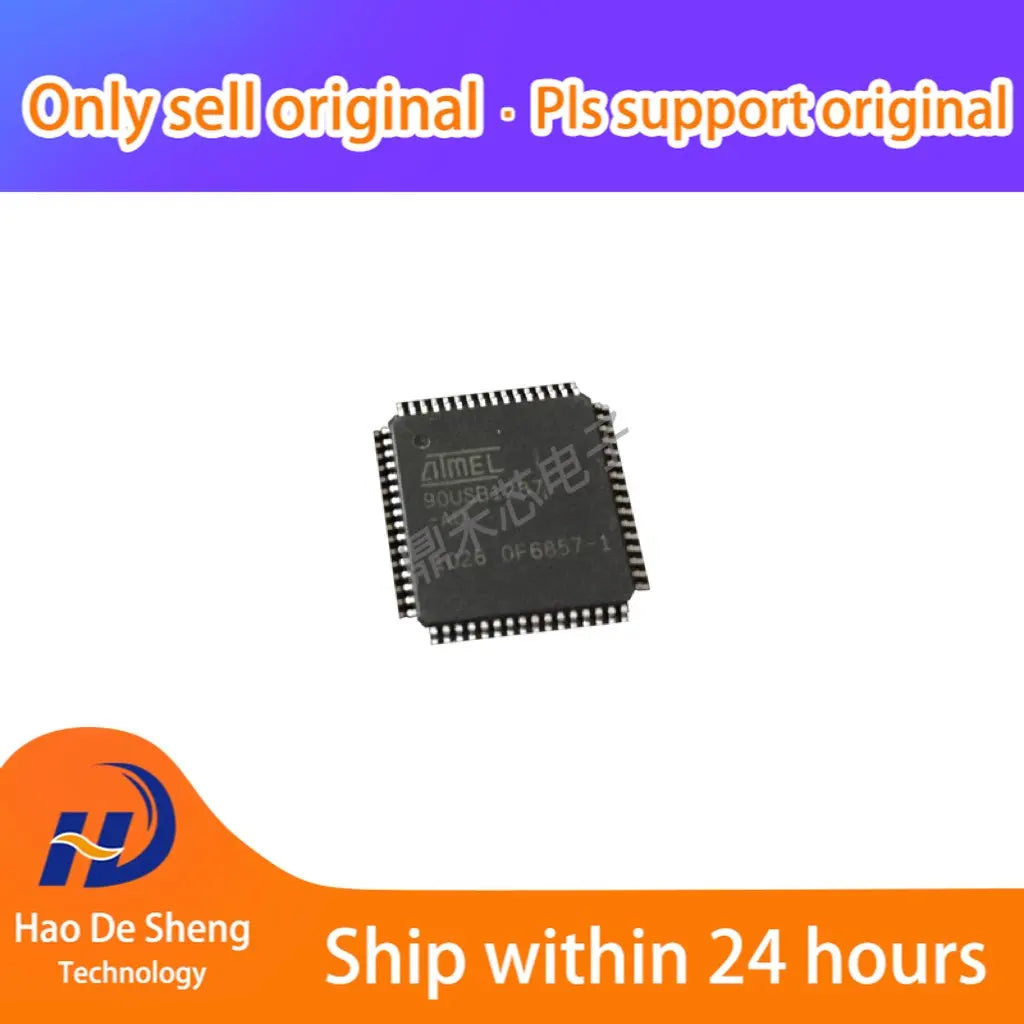 1 шт AT90USB1287-AC AT90USB1287-AU QFP64 новый оригинальный в наличии 