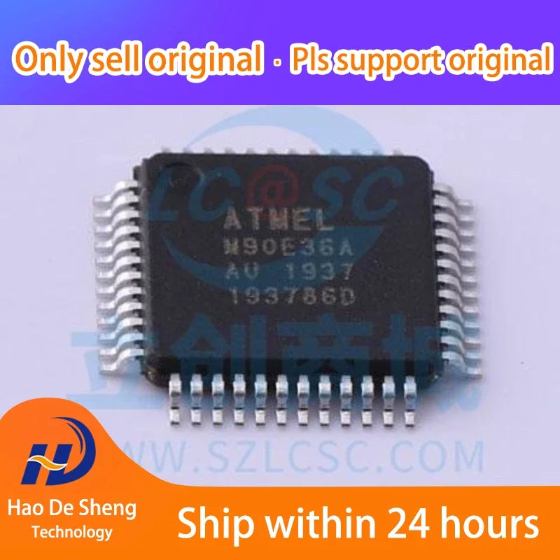 10 шт./лот M90E36A-AU-R ATM90E36A-AU-R TQFP-48 новый оригинальный в наличии 
