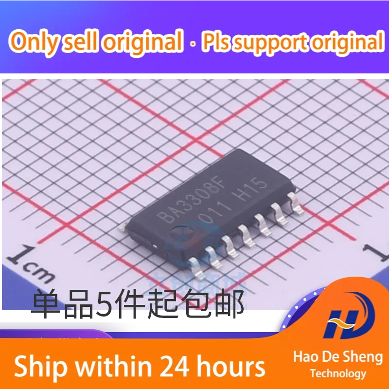 10PCS/LOT BA3308 BA3308F BA3308F-E2 SOP-14 Audio Power Amplifier IC New Original In Stock