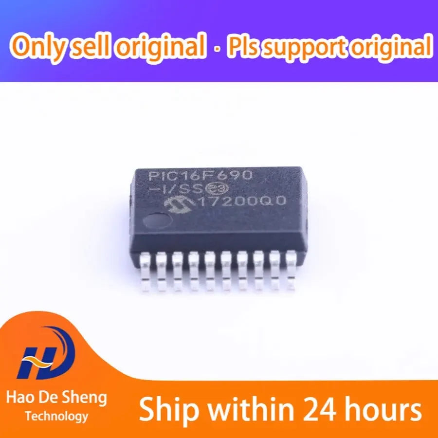 10PCS/LOT PIC16F690T-I/SS  SSOP-20 New Original In Stock