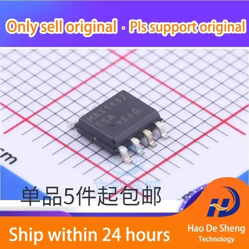 10 шт./лот MAX1487CSA SOP8 RS-232 MAX1487 новый оригинальный в наличии 