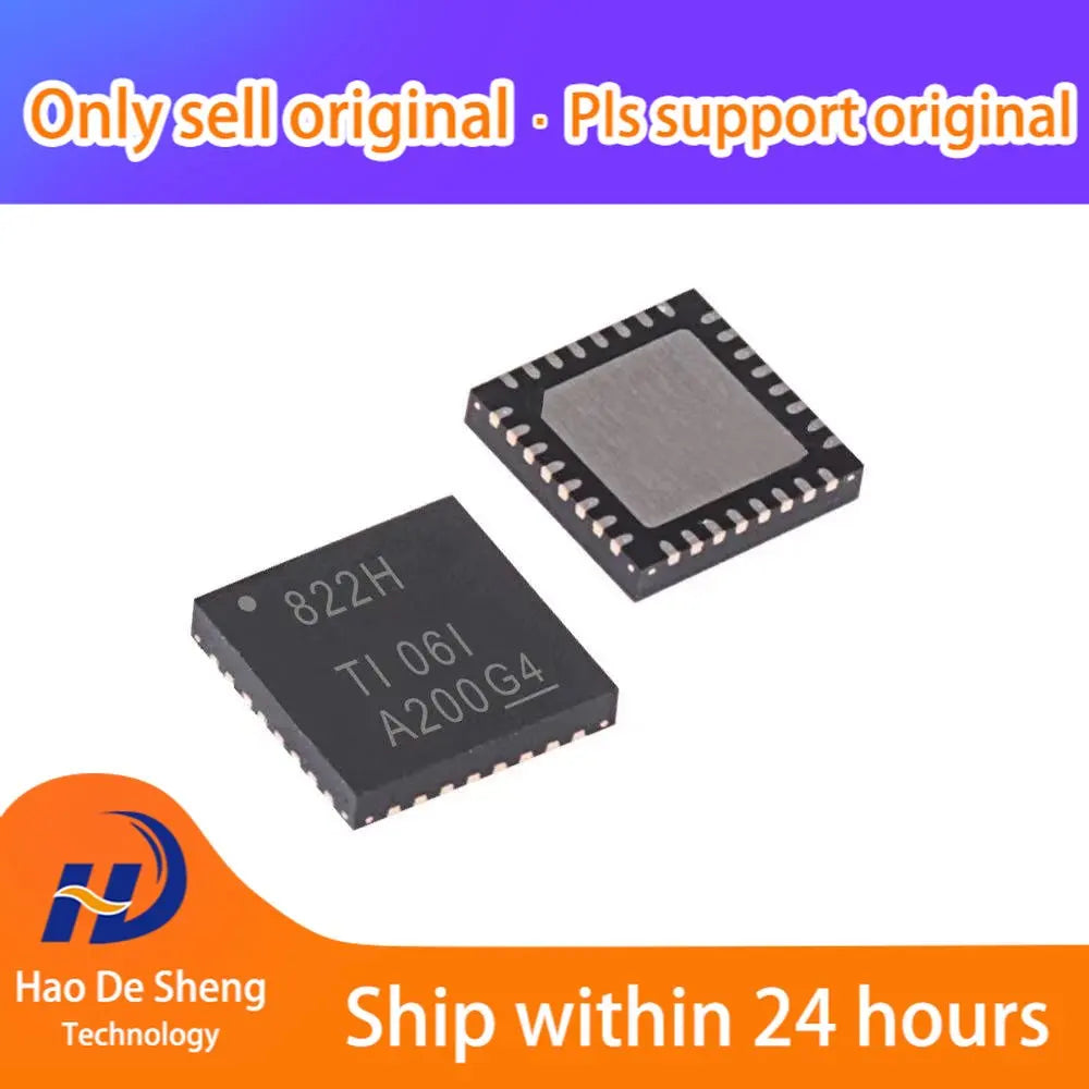 5PCS/LOT DP83822HRHBR DP83822HRHBT Logo 822H QFN32  New Original In Stock