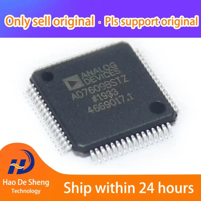 1 шт./лот AD7609BSTZ-RL AD7609BSTZ AD7609BST AD7609 LQFP-64 новый оригинальный в наличии, поставки электронных компонентов 