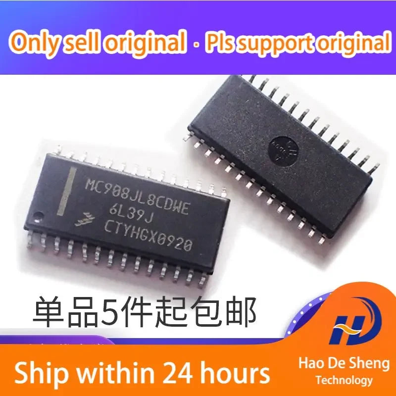 10PCS/LOT MC908JL8CDWE MC908JL8 SOP28 Microcontroller New Original In Stock