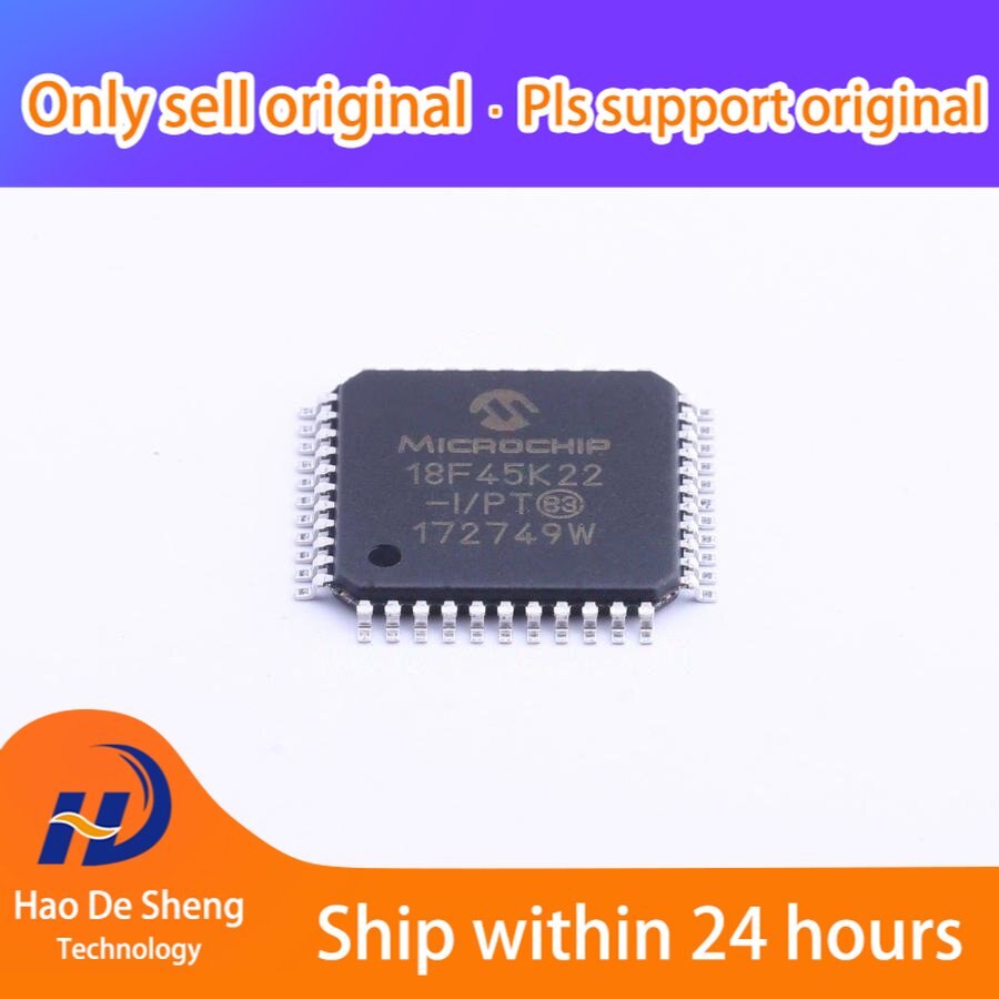 10 шт./лот PIC18F45K22-I/PT PIC18F45K22-I PIC18F45K22 TQFP44 новый оригинальный в наличии 