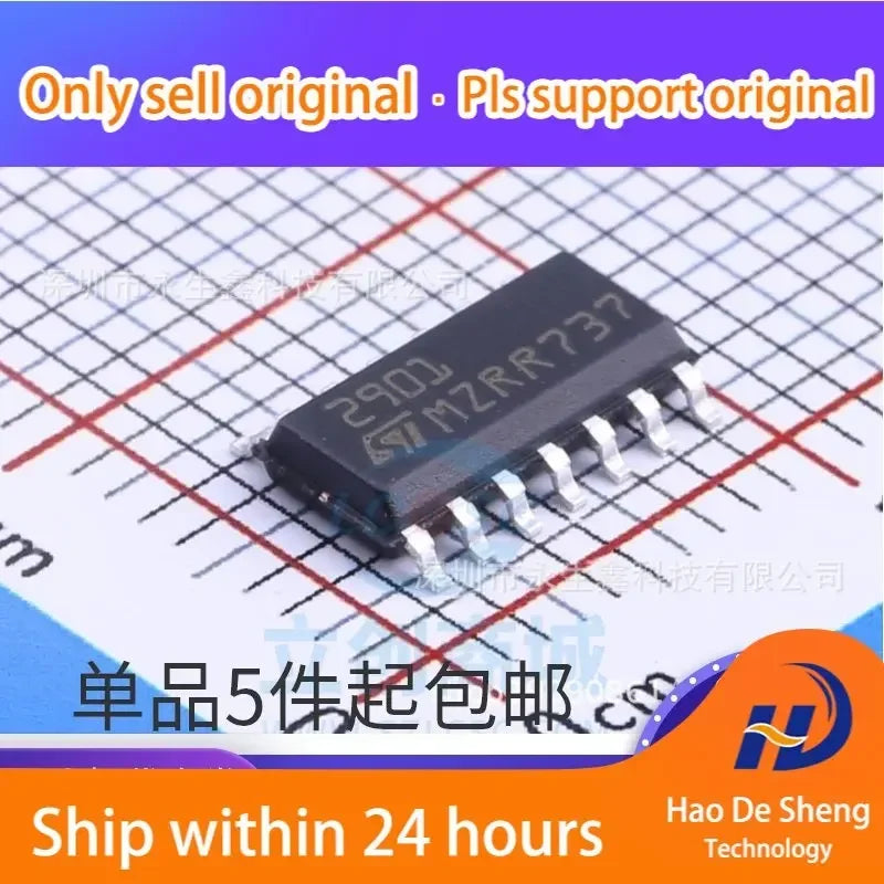 10PCS/LOT LM2901 LM2901DT SOP-14 New Original In Stock