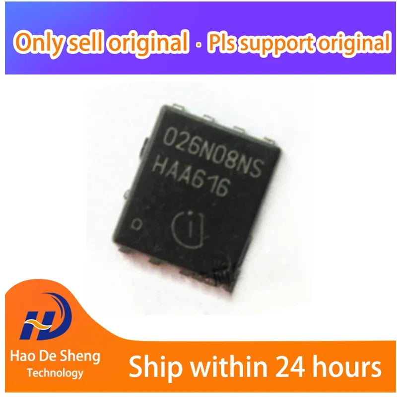 10PCS/LOT BSC026N08NS5 Logo 026N08NS TDSON-8 New Original In Stock