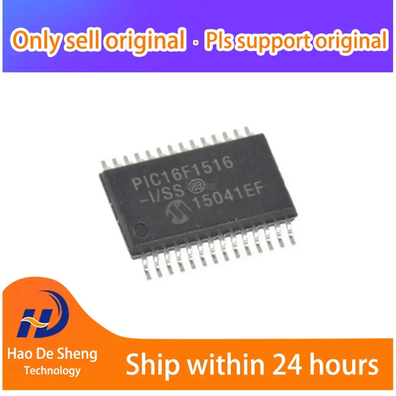 10 шт./лот PIC16F1516T-I/SS PIC16F1516-I SSOP-28 новый оригинальный в наличии, поставки электронных компонентов 