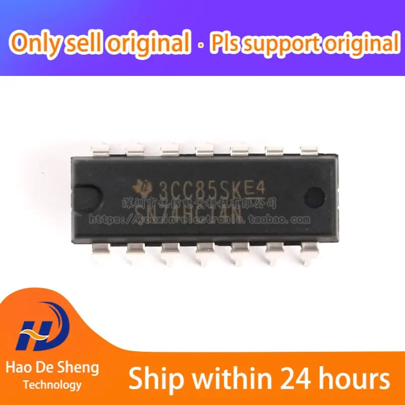 10PCS/LOT  SN74HC14N DIP-14 New Original In Stock