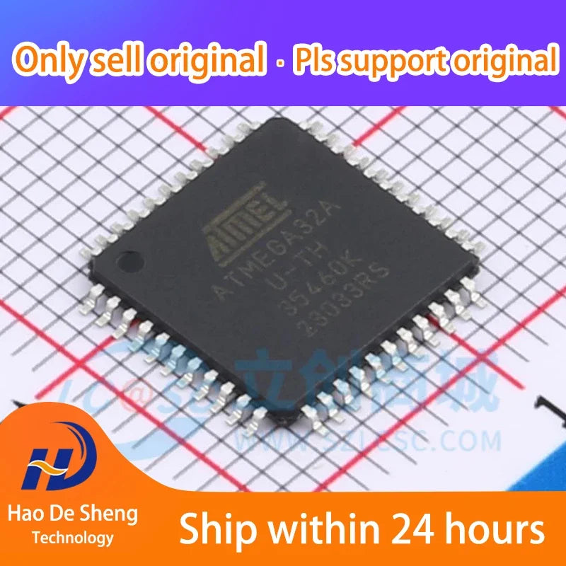 10PCS/LOT ATMEGA32A-AU TQFP-44 New Original In Stock, electronic components supplies