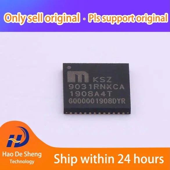 5PCS/LOT KSZ9031RNXCA-TR  KSZ9031RNXCA  QFN48  New Original In Stock