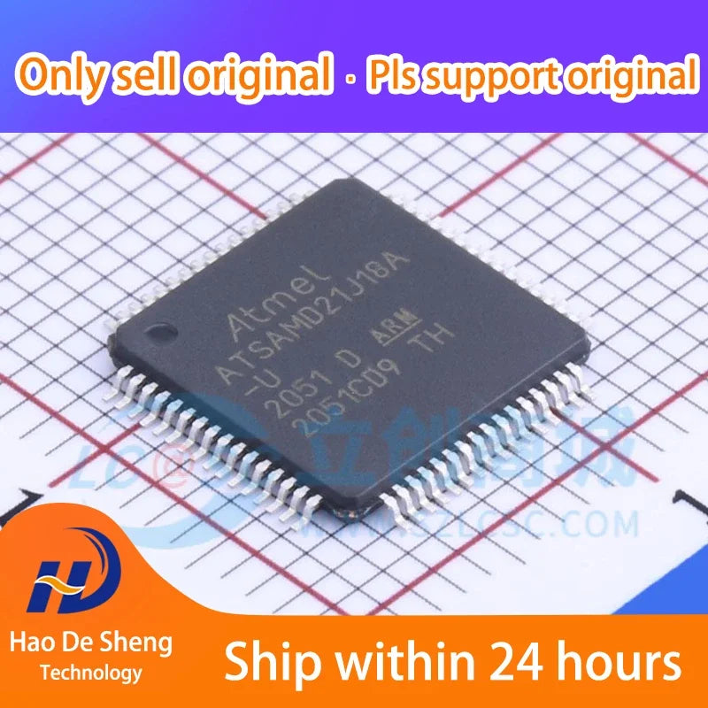 10PCS/LOT  ATSAMD21J18A-AU MICROCHIP TQFP-64 New Original In Stock