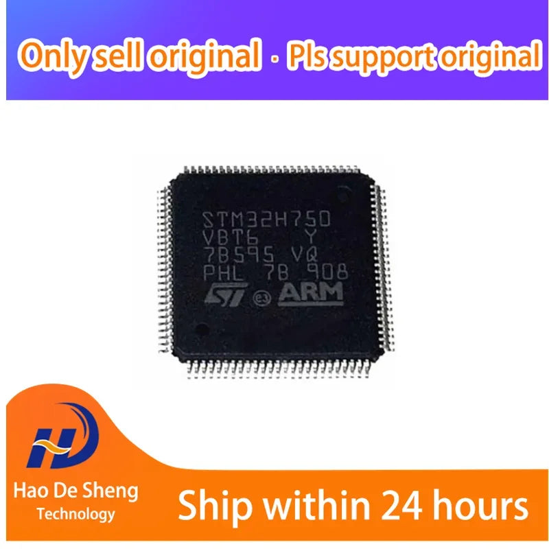 10PCS/LOT STM32H750VBT6 LQFP-100 New Original In Stock