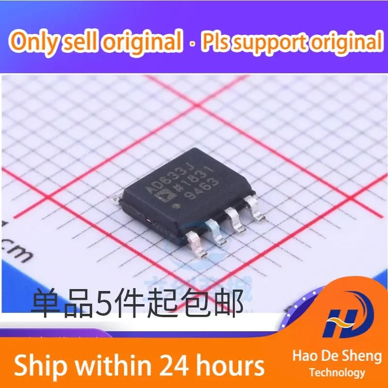 10PCS/LOT AD633JRZ SOIC-8 RL AD633JR  New Original In Stock