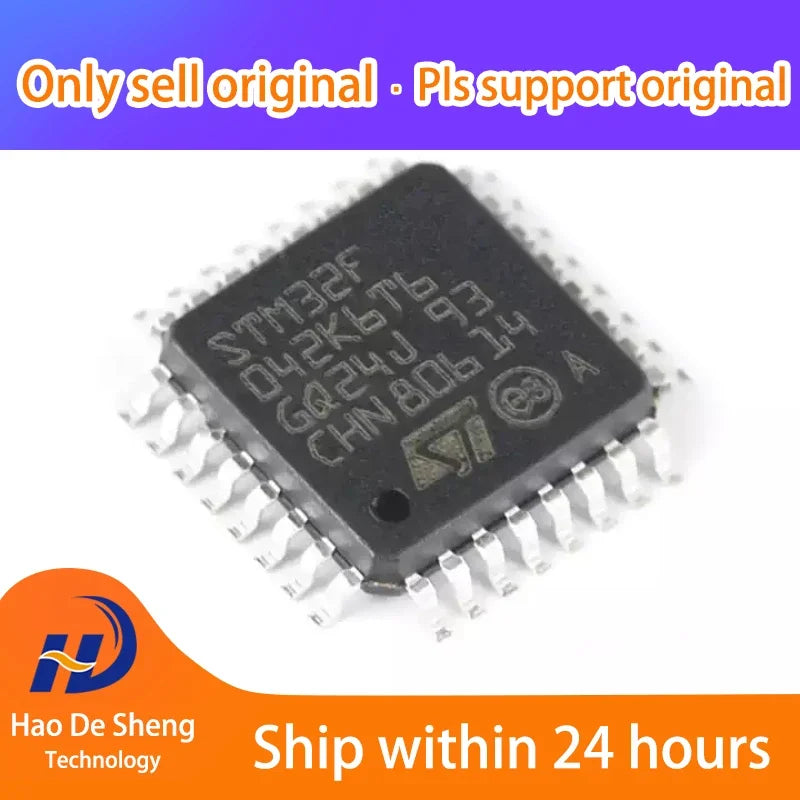 10PCS/LOT STM32F042K6T6 LQFP-32  New Original In Stock, electronic components supplies