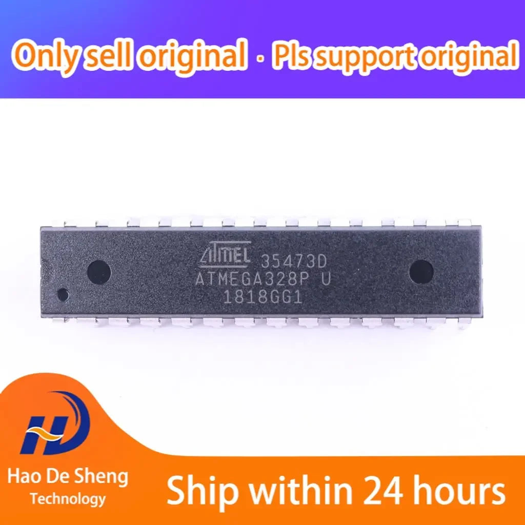 10pcs/LOT ATMEGA328P-PU DIP-28 ATMEL  New Original In Stock, electronic components supplies