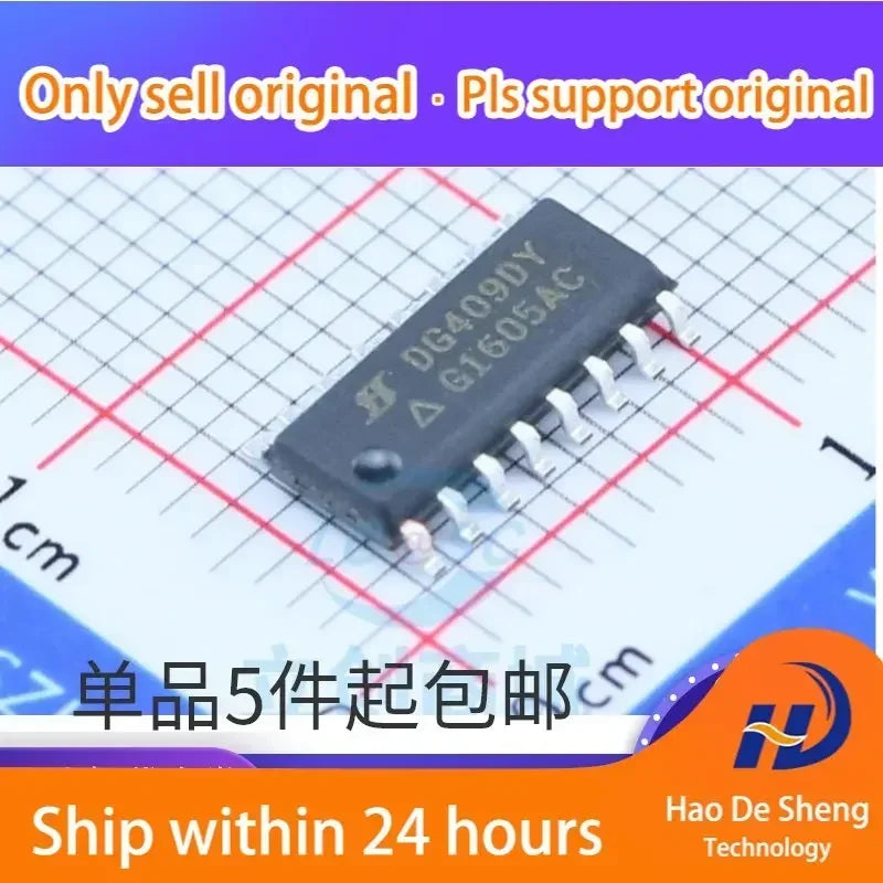 10PCS/LOT DG409DY-T1-E3 DG409 DG409DY  SOIC-16 New Original In Stock