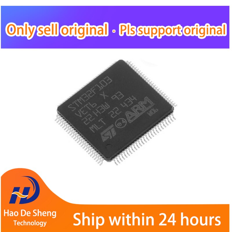 10PCS/LOT STM32F103VET6 LQFP100 New Original In Stock