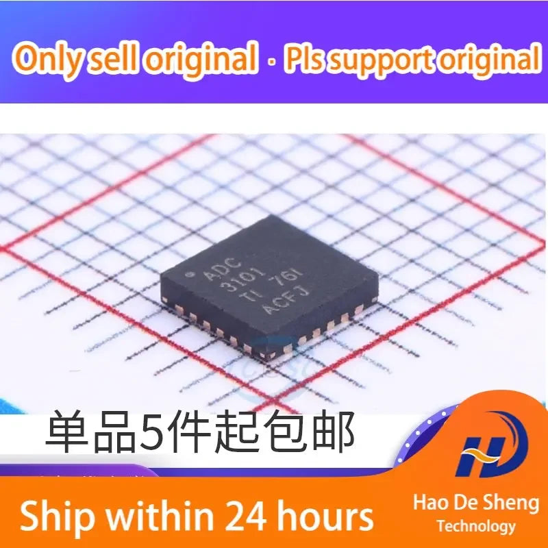 10PCS/LOT TLV320ADC3101IRGER TLV320ADC3101 VQFN24 New Original In Stock