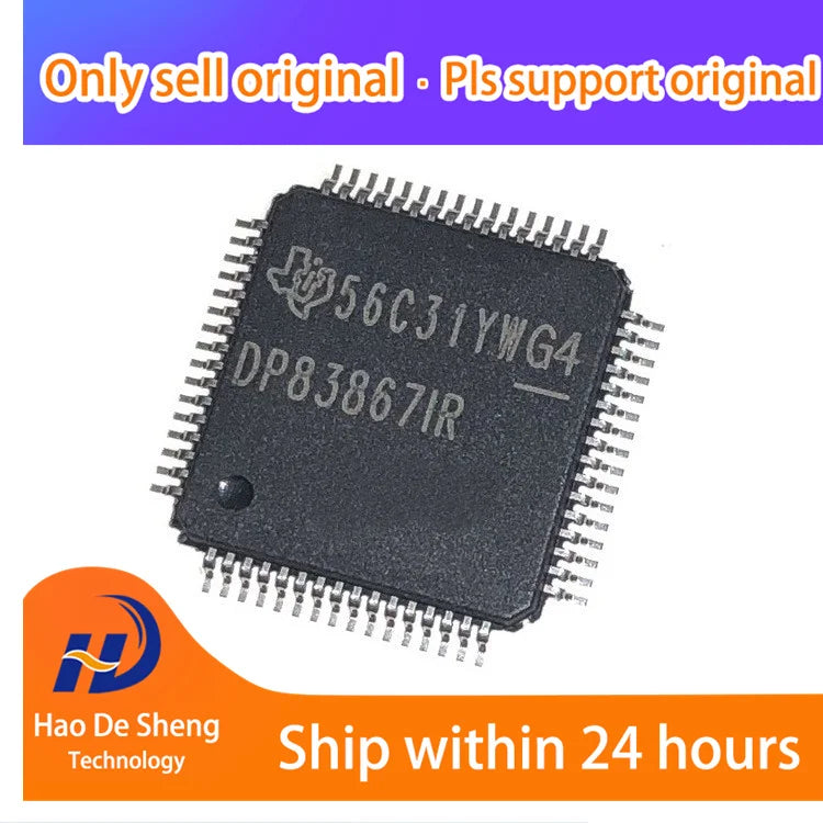 1 шт DP83867IRPAPR DP83867 HTQFP64 новый оригинальный в наличии 