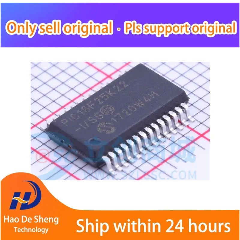 10 шт./лот PIC18F25K22-I/SS PIC18F25K22T SSOP-28 новый оригинальный в наличии