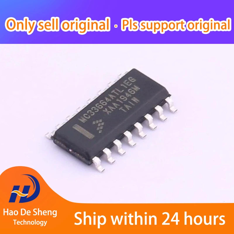 10PCS/LOT MC33664ATL1EGR2 MC33664ATL1EG  SOP-16  New original in stock